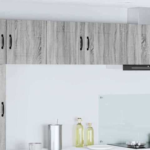 vidaXL Kitchen Wall Cabinet with Shelf Grey Sonoma 80 x 31 x 40 cm