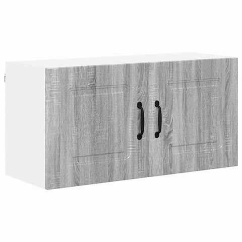 vidaXL Kitchen Wall Cabinet with Shelf Grey Sonoma 80 x 31 x 40 cm