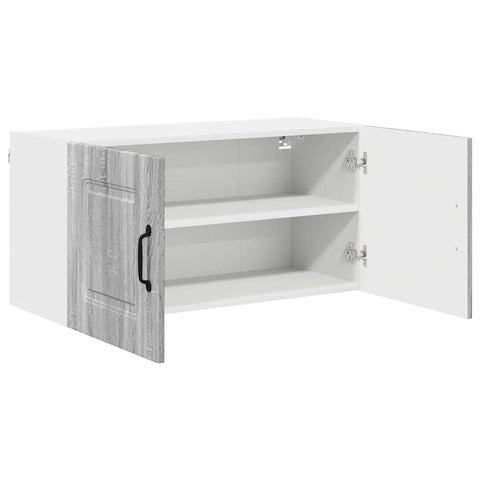 vidaXL Kitchen Wall Cabinet with Shelf Grey Sonoma 80 x 31 x 40 cm