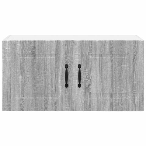 vidaXL Kitchen Wall Cabinet with Shelf Grey Sonoma 80 x 31 x 40 cm