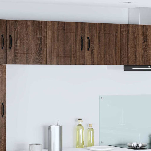 vidaXL Kitchen Wall Cabinet Brown Oak 80 x 31 x 40 cm Engineered Wood