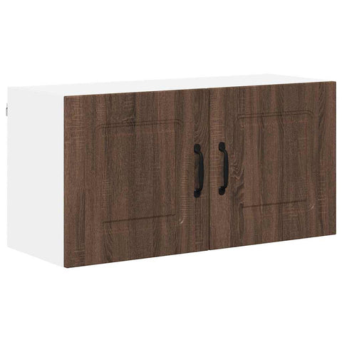 vidaXL Kitchen Wall Cabinet Brown Oak 80 x 31 x 40 cm Engineered Wood