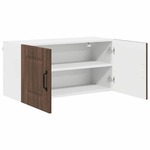 vidaXL Kitchen Wall Cabinet Brown Oak 80 x 31 x 40 cm Engineered Wood