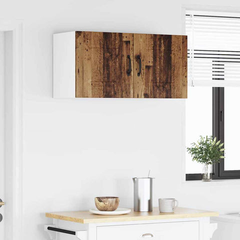 vidaXL Kitchen Wall Cabinet Old Wood 80 x 31 x 40 cm Engineered Wood