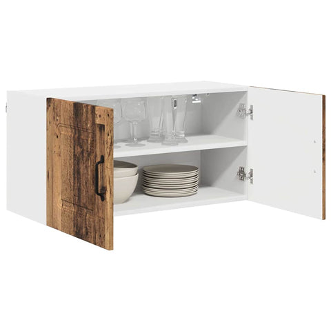 vidaXL Kitchen Wall Cabinet Old Wood 80 x 31 x 40 cm Engineered Wood
