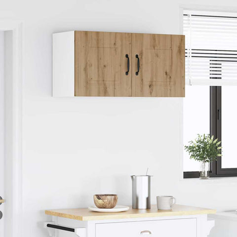 vidaXL Kitchen Wall Cabinet with Shelf Artisan Oak 80 x 31 x 40 cm