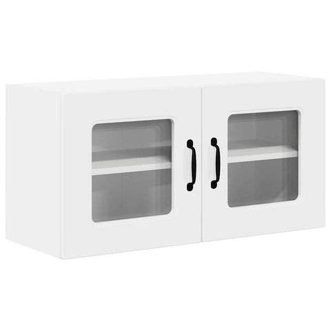 vidaXL Kitchen Wall Cabinet with Door High Gloss White 80 x 31 x 40 cm
