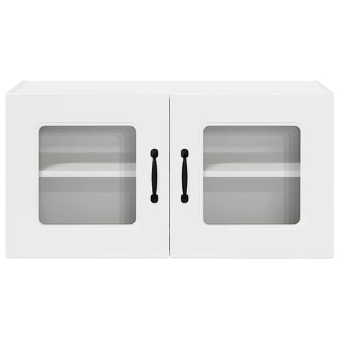 vidaXL Kitchen Wall Cabinet with Door High Gloss White 80 x 31 x 40 cm