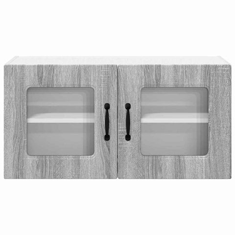 vidaXL Kitchen Wall Cabinet with Shelf Grey Sonoma 80 x 31 x 40 cm