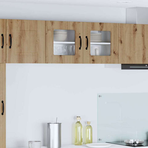 vidaXL Kitchen Wall Cabinet with Shelf Artisan Oak 80 x 31 x 40 cm