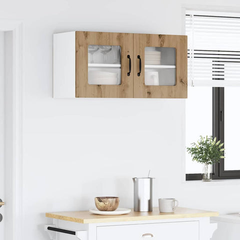vidaXL Kitchen Wall Cabinet with Shelf Artisan Oak 80 x 31 x 40 cm