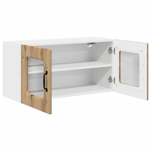 vidaXL Kitchen Wall Cabinet with Shelf Artisan Oak 80 x 31 x 40 cm
