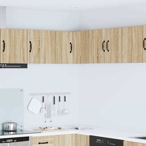 vidaXL Kitchen Wall Cabinet Sonoma Oak 57 x 57 x 40 cm Engineered Wood