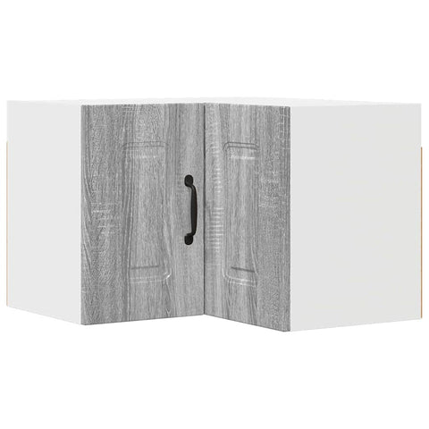 vidaXL Kitchen Wall Cabinet with Shelf Grey Sonoma 57 x 57 x 40 cm