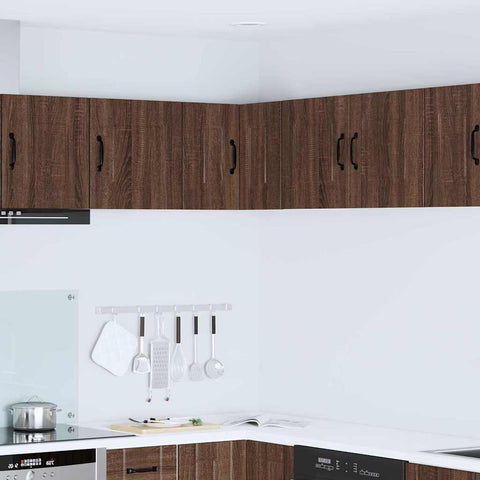 vidaXL Kitchen Wall Cabinet Brown Oak 57 x 57 x 40 cm Engineered Wood