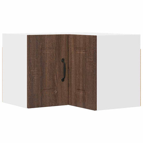 vidaXL Kitchen Wall Cabinet Brown Oak 57 x 57 x 40 cm Engineered Wood