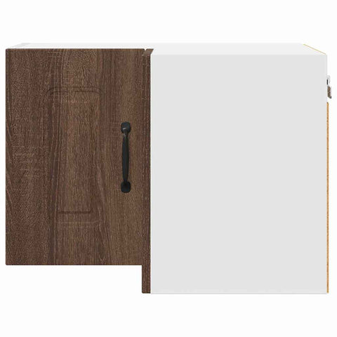 vidaXL Kitchen Wall Cabinet Brown Oak 57 x 57 x 40 cm Engineered Wood