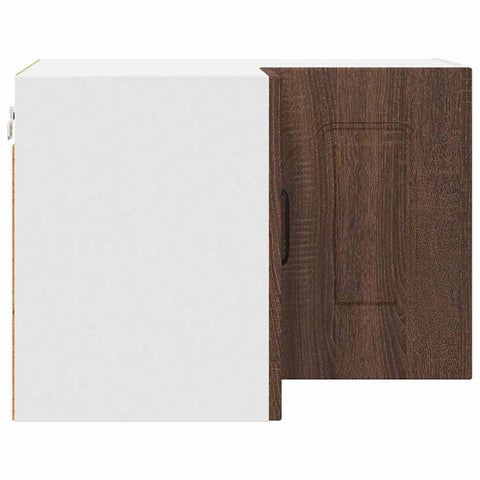 vidaXL Kitchen Wall Cabinet Brown Oak 57 x 57 x 40 cm Engineered Wood