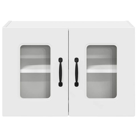 vidaXL Kitchen Wall Cabinet with Shelf 2 pcs White 60 x 31 x 40 cm