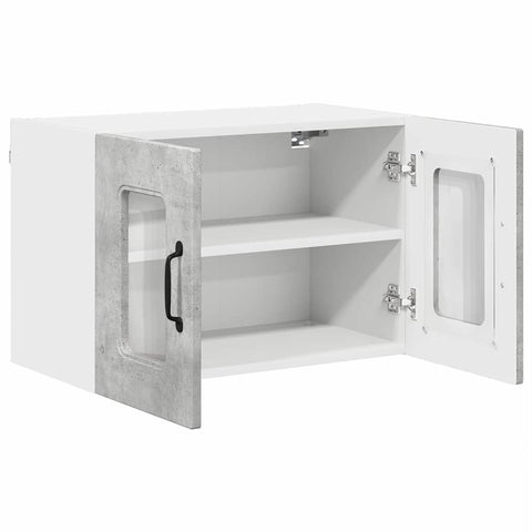 vidaXL Kitchen Wall Cabinet with Shelf Concrete Grey 60 x 31 x 40 cm