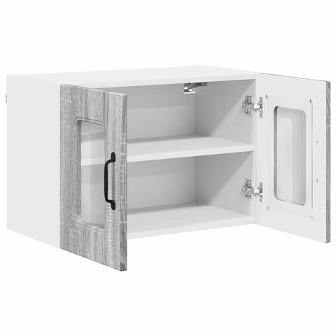 vidaXL Kitchen Wall Cabinet with Shelf Grey Sonoma 60 x 31 x 40 cm
