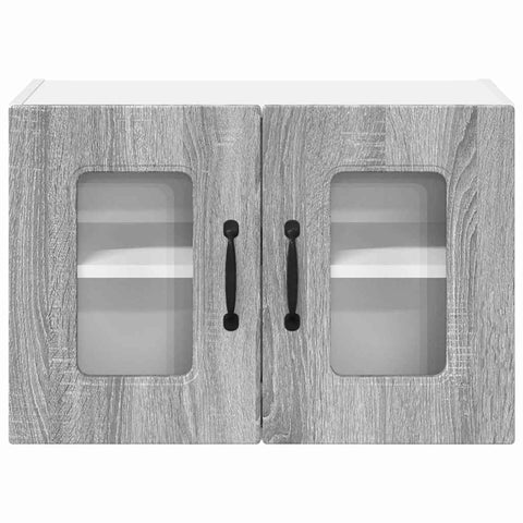 vidaXL Kitchen Wall Cabinet with Shelf Grey Sonoma 60 x 31 x 40 cm