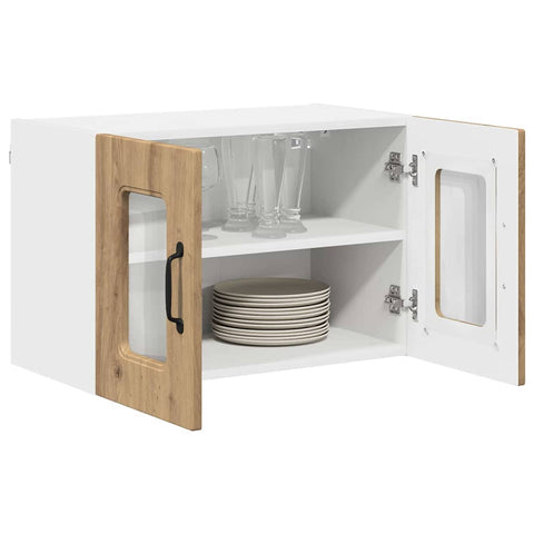 vidaXL Kitchen Wall Cabinet 2 pcs Artisan Oak 60 x 31 x 40 cm