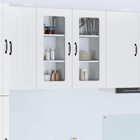 vidaXL Kitchen Wall Cabinet White 40 x 31 x 80 cm Engineered Wood