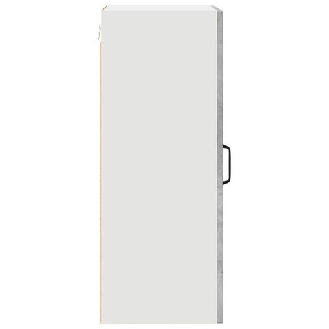 vidaXL Kitchen Wall Cabinet with Shelf Concrete Grey 40 x 31 x 80 cm