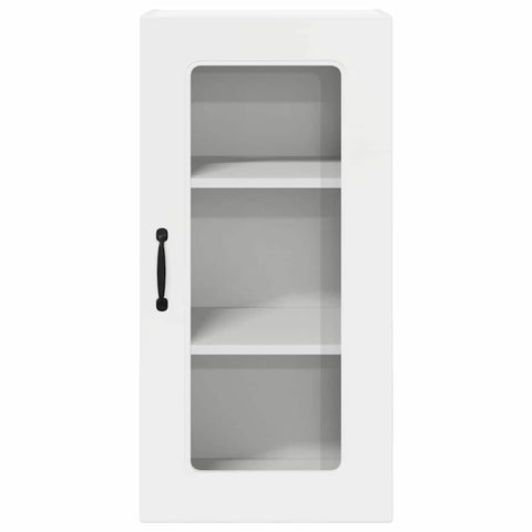 vidaXL Kitchen Wall Cabinet with Door High Gloss White 40 x 31 x 80 cm