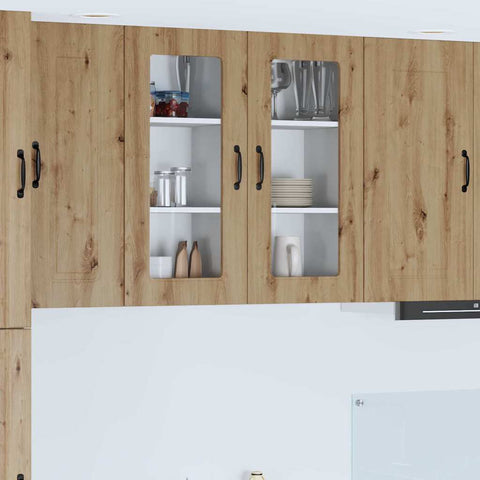 vidaXL Kitchen Wall Cabinet with Shelf Artisan Oak 40 x 31 x 80 cm