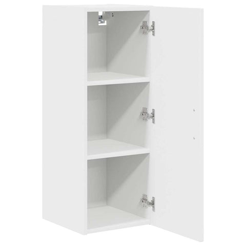 vidaXL Kitchen Wall Cabinet with Shelf 2 pcs White 30 x 31 x 80 cm