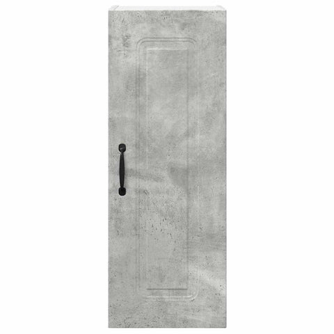 vidaXL Kitchen Wall Cabinet with Shelf Concrete Grey 30 x 31 x 80 cm