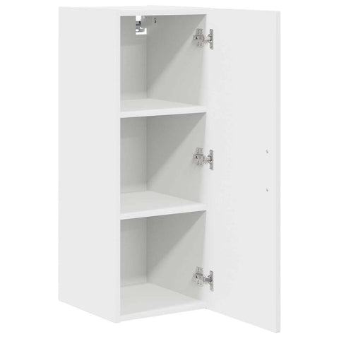 vidaXL Kitchen Wall Cabinet with Door High Gloss White 30 x 31 x 80 cm