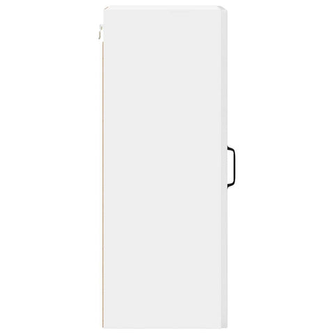 vidaXL Kitchen Wall Cabinet with Door High Gloss White 30 x 31 x 80 cm