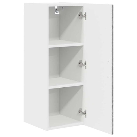 vidaXL Kitchen Wall Cabinet with Shelf Grey Sonoma 30 x 31 x 80 cm