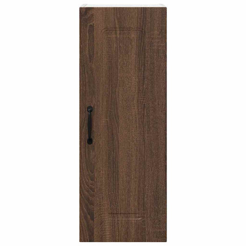 vidaXL Kitchen Wall Cabinet Brown Oak 30 x 31 x 80 cm Engineered Wood