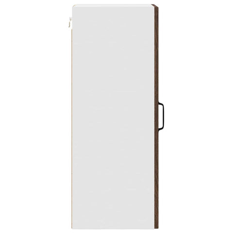 vidaXL Kitchen Wall Cabinet Brown Oak 30 x 31 x 80 cm Engineered Wood