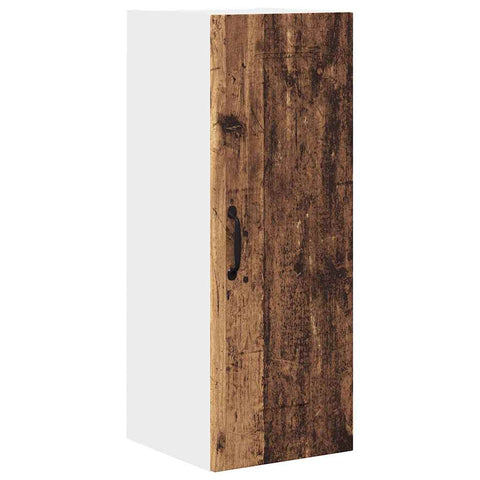 vidaXL Kitchen Wall Cabinet with Shelf 2 pcs Old Wood 30 x 31 x 80 cm