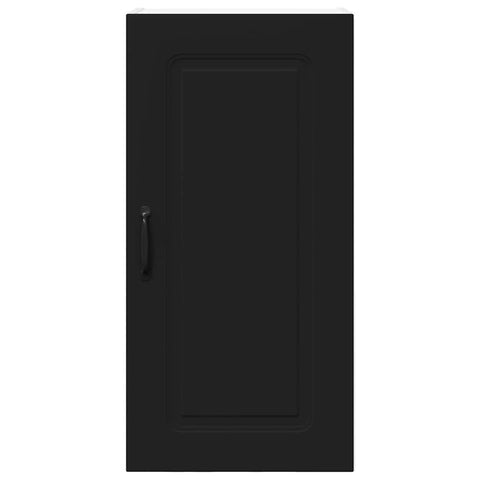 vidaXL Kitchen Wall Cabinet Black 40 x 31 x 80 cm Engineered Wood