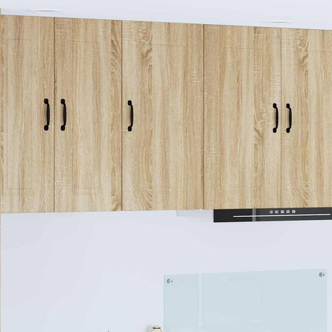 vidaXL Kitchen Wall Cabinet Sonoma Oak 40 x 31 x 80 cm Engineered Wood