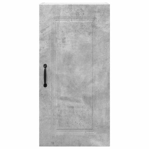 vidaXL Kitchen Wall Cabinet with Shelf Concrete Grey 40 x 31 x 80 cm