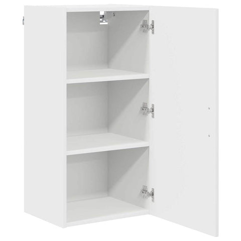 vidaXL Kitchen Wall Cabinet with Door High Gloss White 40 x 31 x 80 cm
