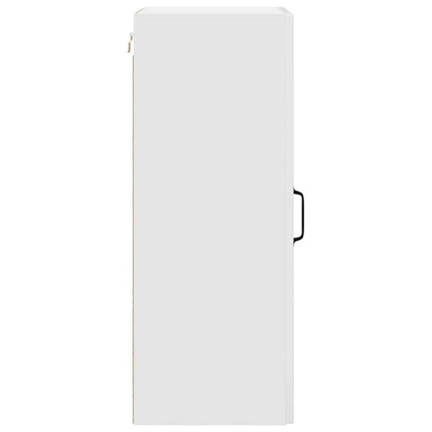 vidaXL Kitchen Wall Cabinet with Door High Gloss White 40 x 31 x 80 cm
