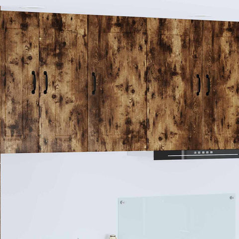 vidaXL Kitchen Wall Cabinet Smoked Oak 40 x 31 x 80 cm Engineered Wood