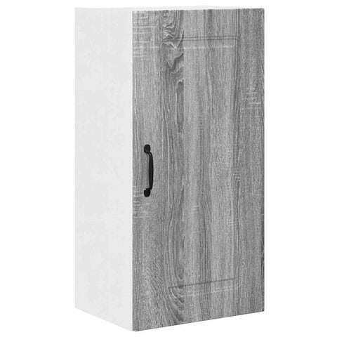 vidaXL Kitchen Wall Cabinet with Shelf Grey Sonoma 40 x 31 x 80 cm