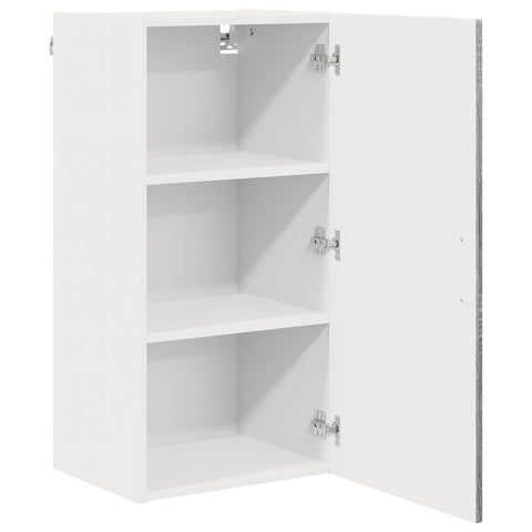 vidaXL Kitchen Wall Cabinet with Shelf Grey Sonoma 40 x 31 x 80 cm