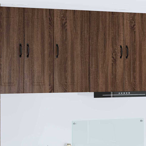 vidaXL Kitchen Wall Cabinet Brown Oak 40 x 31 x 80 cm Engineered Wood