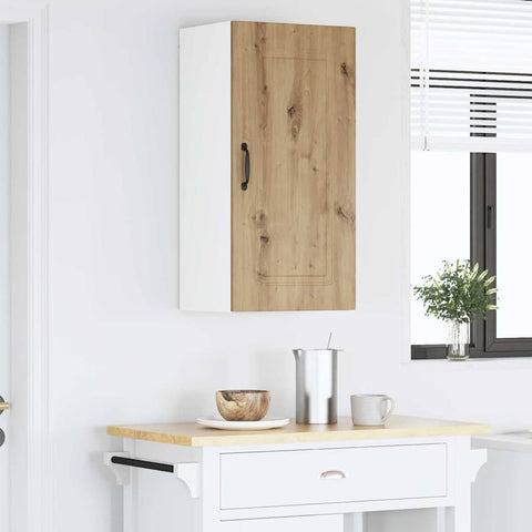 vidaXL Kitchen Wall Cabinet with Shelf Artisan Oak 40 x 31 x 80 cm