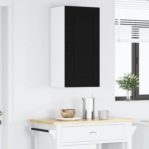 vidaXL Kitchen Wall Cabinet Black 50 x 31 x 80 cm Engineered Wood